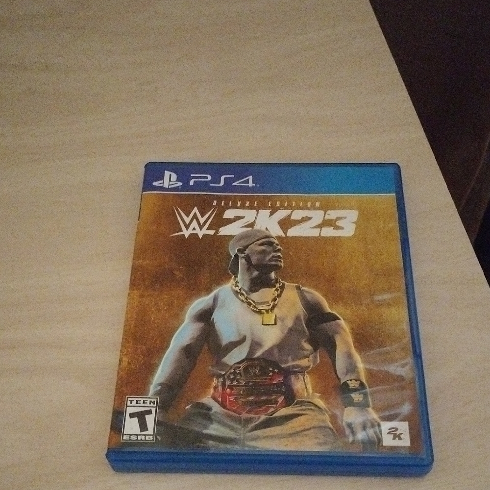 WWE 2K23 PS4 Game - Blue and Gold Edition